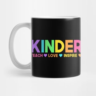 Funny Kindergarten Teacher Apparel For Back To School Mug